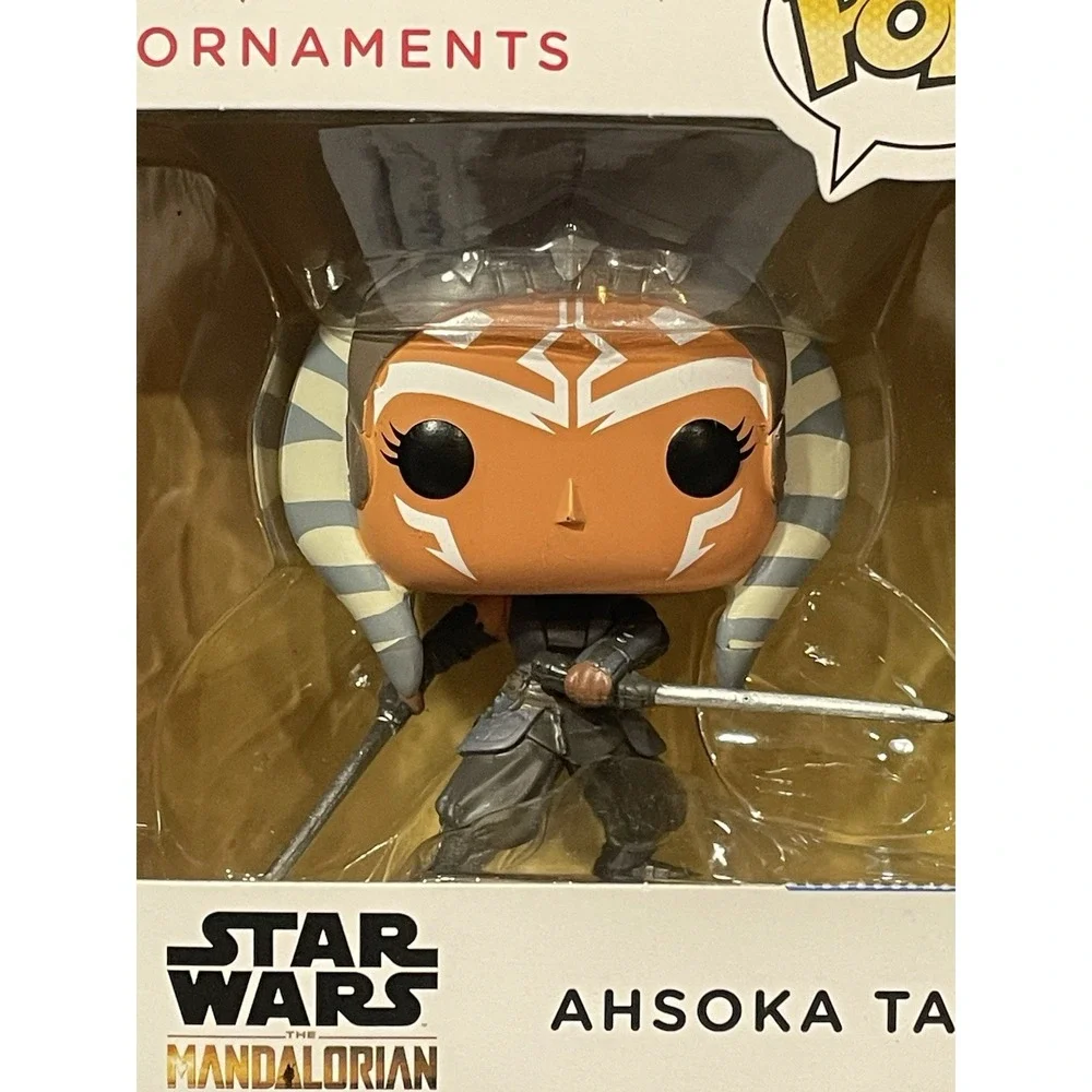 NEW Walt Disney Star Wars Hallmark Ornaments Funko Pop! Mandalorian Ahsoka‎